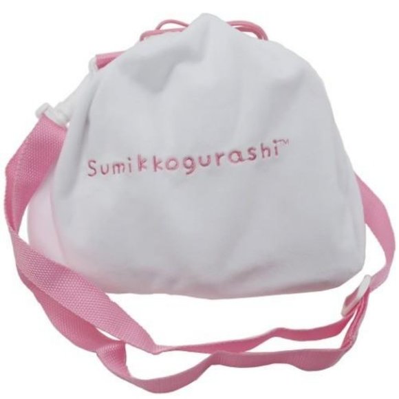 San-x Sumikko Gurashi Large Plush Toy Pouch Drawstring Pouch Polar Bear - Picture 3 of 8